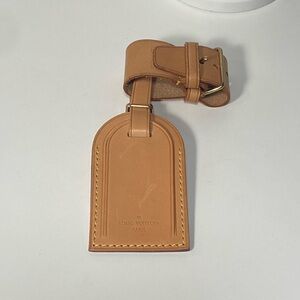 Louis Vuitton Vachetta Leather Luggage Tag & Poignet